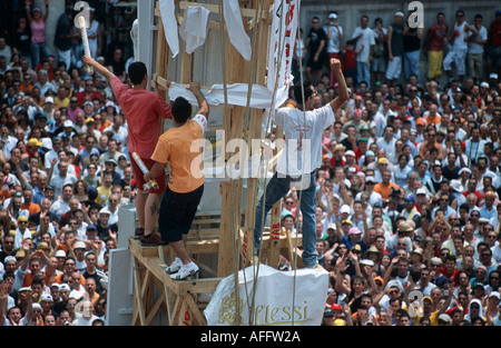 Nola Italie NA Festa dei Gigli Gigli, Festival de l'habituellement célébré le 22 juin Banque D'Images