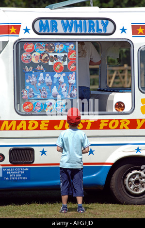 Ice cream van Grande-bretagne UK Banque D'Images