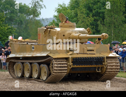 Char tigre allemand T131 Banque D'Images