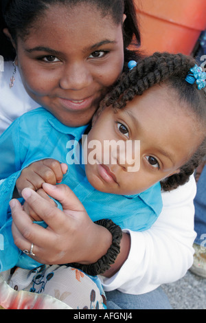 Miami Florida,Little Haiti,Caribbean Marketplace District,Discover Miami,fair,girl girl girl,pudters jeunes jeunes jeunes filles enfant enfant enfant enfant enfant Banque D'Images