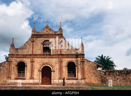 Église de la mission jésuite - San Jose de Chiquitos, Santa Cruz, Bolivie Banque D'Images