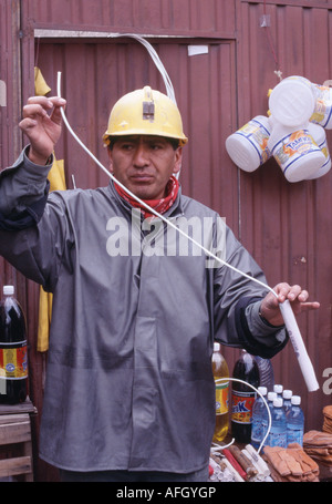 - Visite de la mine de Potosi, Potosi, BOLIVIE Banque D'Images