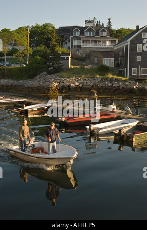 Bateaux de Stonington Harbor, Maine, Juillet 2006 Banque D'Images