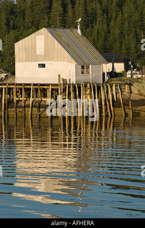 La jetée de pêche de Stonington, Maine Banque D'Images