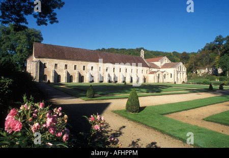 Monastère, abbaye de Fontenay bourgogne france Banque D'Images