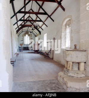 Whitcombe Église près de Dorchester, Dorset, Angleterre maintenant superflues et dans le soin des Églises Conservation Trust Banque D'Images