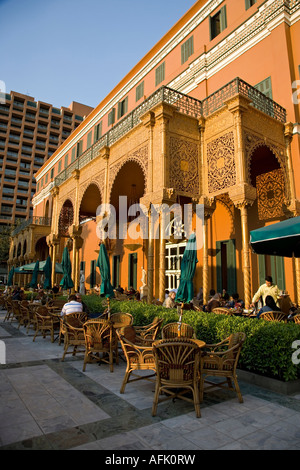 Le luxueux Hôtel Marriott au Caire. Debout dans le quartier branché de Zamalek Banque D'Images