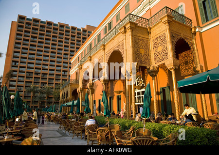 Le luxueux Hôtel Marriott au Caire. Debout dans le quartier branché de Zamalek Banque D'Images