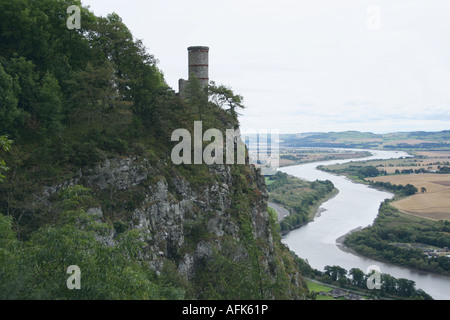 Tower Hill et de Kinnoull sur rivière Tay Perthshire Scotland Septembre 2007 Banque D'Images