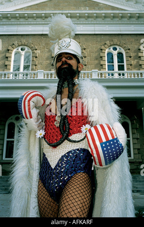 À l'investiture de la barbe et moustache 2003 World Championships de Carson City, Nevada, USA Banque D'Images
