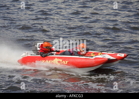 Zapcat course sur la rivière Clyde dans le cadre de la rivière Glasgow Festival 2006 Banque D'Images