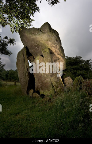 Kimogue Portal Tomb, Carlow, comté de Kilkenny, Irlande, Irlande l'UE, au sud-est, SE Banque D'Images