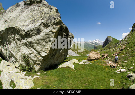 La Combe de la Neuva, Beaufort, alpes Banque D'Images