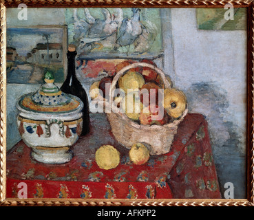 'Fine Arts, Cézanne, Paul (19.1.1839 - 22.10.1906), peinture, "la vie avec soupière', vers 1877, huile sur toile, Musée Banque D'Images