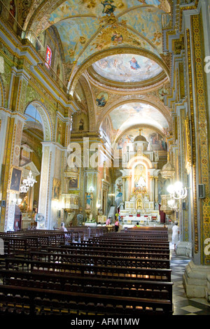 Intérieur de l'Iglesia y Convento de Nuestra Señora de la Merced, La Habana Vieja, Cuba Banque D'Images