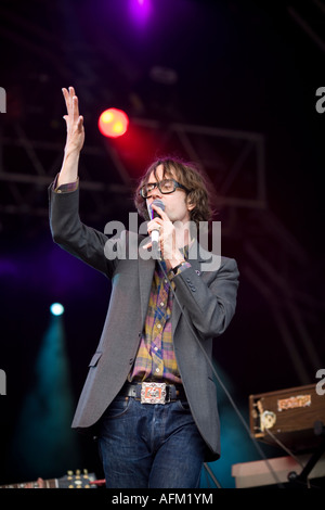 Jarvis l'exécution à Connect Music Festival en Ecosse Banque D'Images