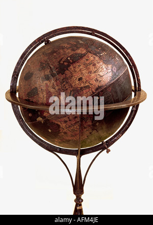 Cartographie, globes, globe terrestre de Martin Behaim, 1492, Germanisches Nationalmuseum, Nuremberg, , Banque D'Images