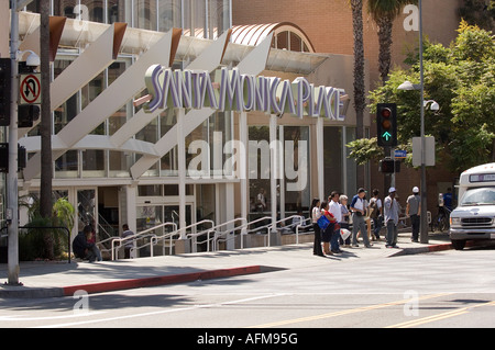 Santa Monica Place shopping mall Banque D'Images