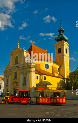 Église des Carmes, dans le centre de Gyor, Hongrie UE Banque D'Images