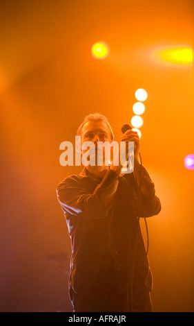 Jésus Mary Chain effectuant à Connect Music Festival en Ecosse Banque D'Images