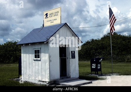 Le plus petit bureau de poste nous Ochopee Florida USA Banque D'Images