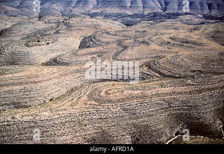 Montagnes Guadalupe aériennes Texas USA Banque D'Images