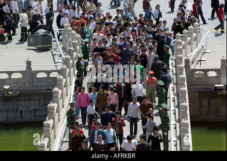 Entrée de la Cité Interdite de Pékin Chine Mai 24 Banque D'Images
