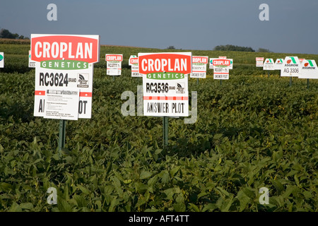 Croplan Genetics Répondre à tracer Banque D'Images