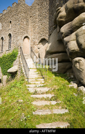 Carn Brae Château, Cornwall, UK. Banque D'Images