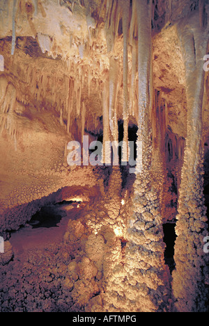 2036 Elk228 Texas Hill Country Grottes de Sonora formations cave Banque D'Images