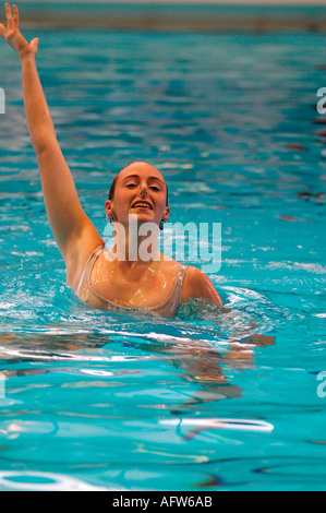 Championnats de natation synchronisée BRITANNIQUE WALSALL Banque D'Images