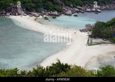 Vue sur l'île de Nang Yuan Banque D'Images