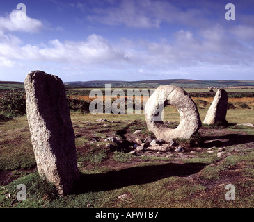 "Un" près de Tol nr Madron, [Penwith Moor], Cornwall en Angleterre. Banque D'Images