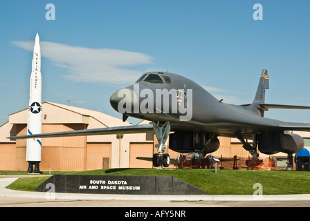 Un Rockwell B1B Lancer sur l'affichage Banque D'Images