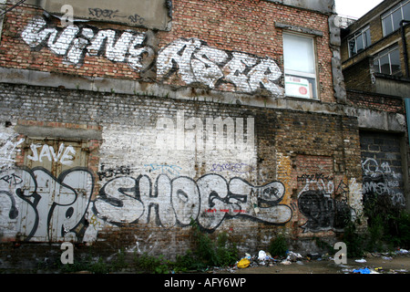 Des graffitis. Londres, Angleterre Banque D'Images