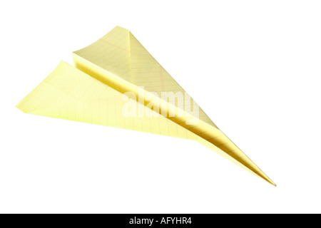 Avion en papier Banque D'Images