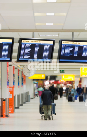 L'aéroport d'Édimbourg Banque D'Images