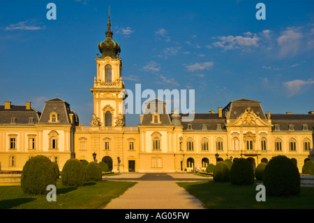 Motifs de Festetics Palace dans le centre de Keszthely Hongrie UE Banque D'Images