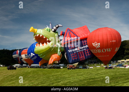 Bristol Balloon Fiesta Ashton Court Bristol 2007 Banque D'Images