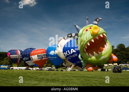 Bristol Balloon Fiesta Ashton Court Bristol 2007 Banque D'Images