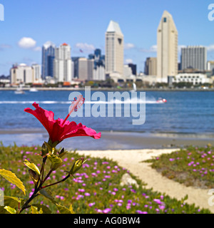 Le centre-ville de San Diego City, CA, États-Unis Banque D'Images