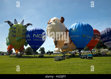 Bristol Balloon Fiesta Ashton Court Bristol 2007 Banque D'Images