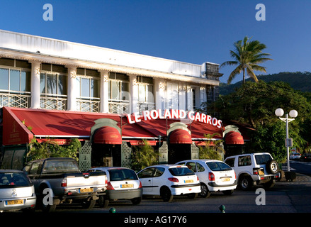 Brasserie de Roland Garros, Saint-Denis, Réunion, en fin d'après-midi du soleil Banque D'Images