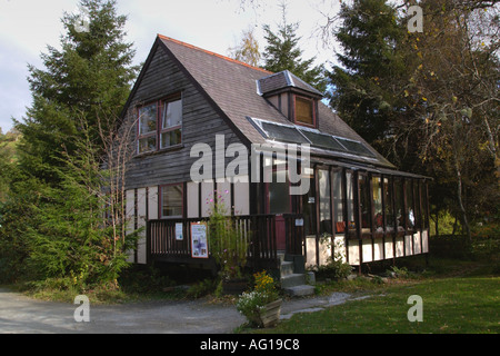 Exemple de maison à construire l'autonomie du Centre for Alternative Technology Machynlleth Powys Pays de Galles UK Banque D'Images