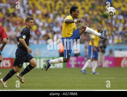 Sport, football, championnats du monde, le Brésil et l'Australie, (2:0), Munich, 18.6.2006, Additional-Rights Clearance-Info-Not-Available- Banque D'Images