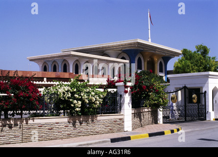 Géographie / voyage, Oman, Muscat, bâtiments, Palais du Sultan Qaboos, le Sultan Qaboos bin Said Al Said, vue extérieure, Additional-Rights Clearance-Info-Not-Available- Banque D'Images