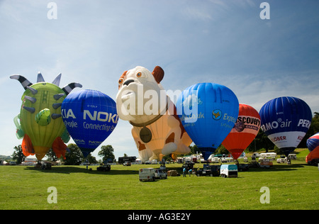 Bristol Balloon Fiesta Ashton Court Bristol 2007 Banque D'Images