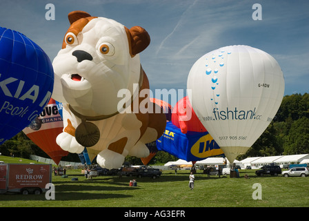 Bristol Balloon Fiesta Ashton Court Bristol 2007 Banque D'Images