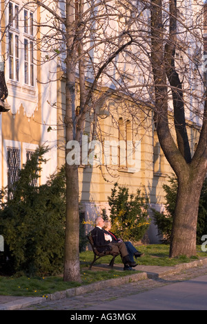 Toth Arpad Setany Walkway Quartier du Château Budapest Hongrie Banque D'Images