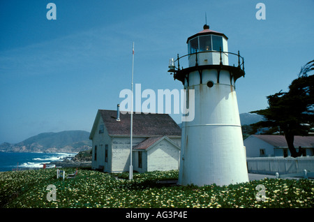 Montara Lighthouse Californie Côte de San Mateo Banque D'Images